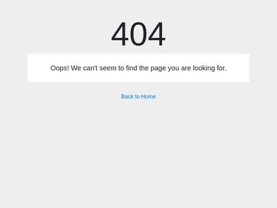 Simple and Clean 404 Error Page 