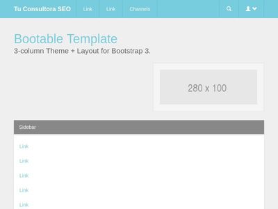 Bootstrap 3 Template