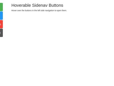 Hover side button