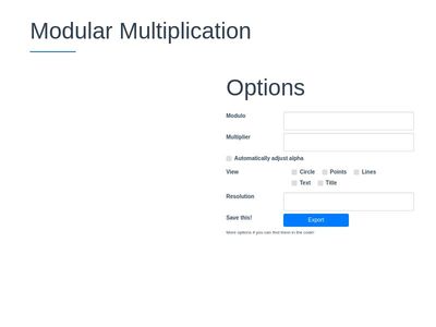 modular multiplication