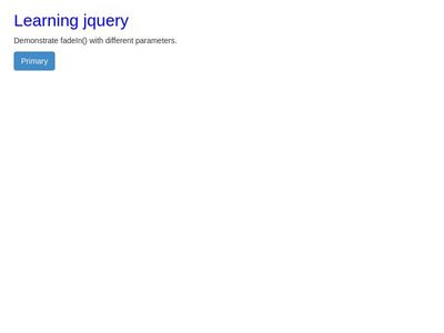 Learning jquery