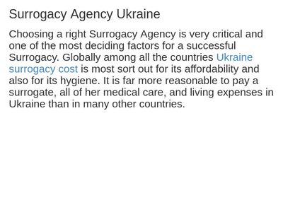 Surrogacy Ukraine