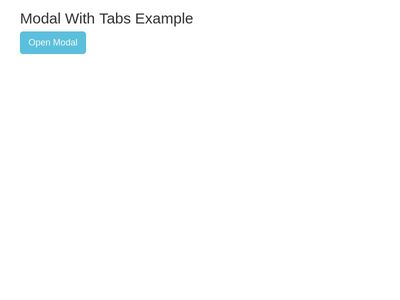 Modal With Tabs