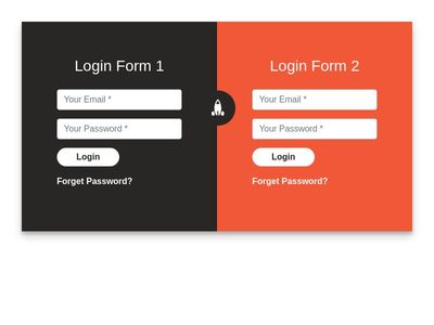 Bootstrap Two Login Form