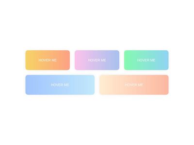 Gradient Buttons with Background-Color Change (CSS-only)