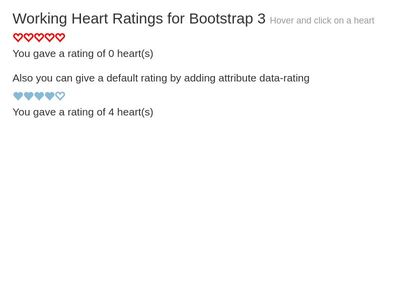 Functional Heart Ratings