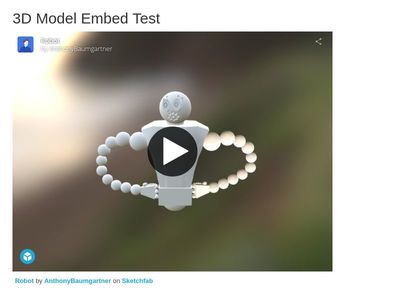 3D Model Embed Test
