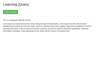Understanding jQuery and Bootstrap