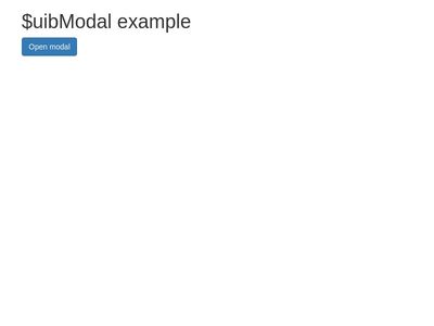 angularui bootstrap modal example!